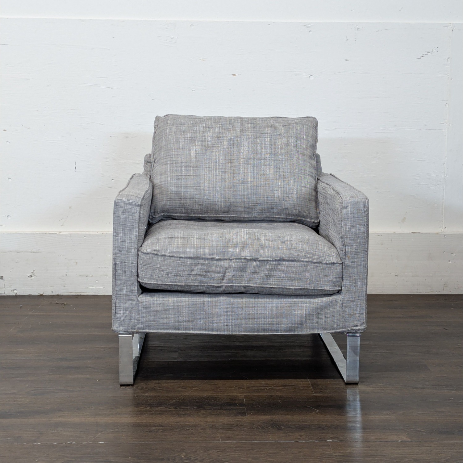IKEA Lounge Chair with Metal Legs  - image-4