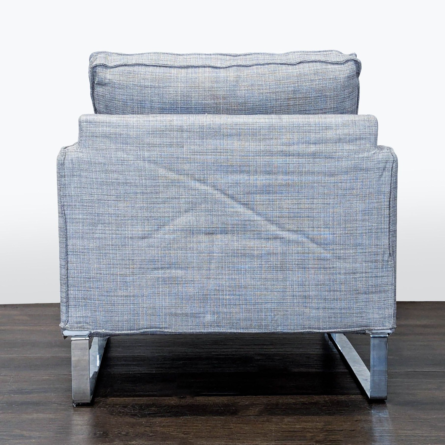 IKEA Lounge Chair with Metal Legs  - image-2