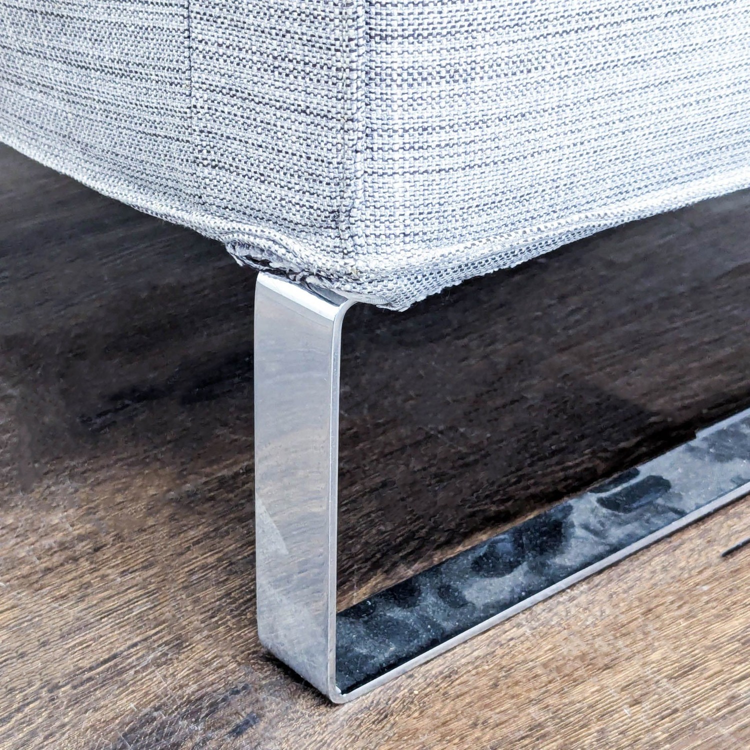 IKEA Lounge Chair with Metal Legs  - image-1