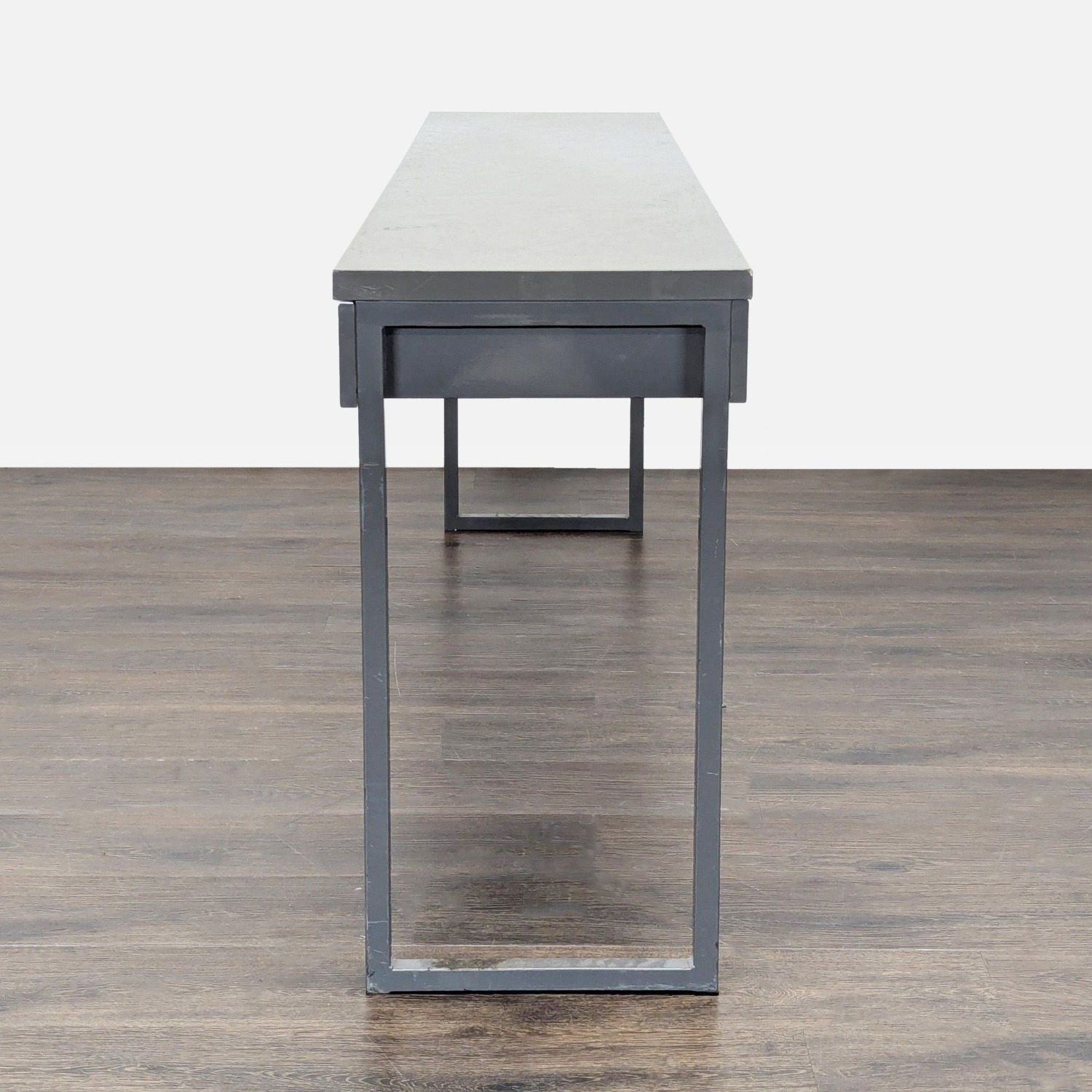 IKEA Besta Desk with Metal Frame and Dual Drawers - image-4