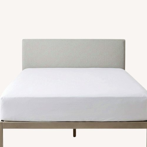 Used Luxurious Upholstered Platform Bed for sale on AptDeco