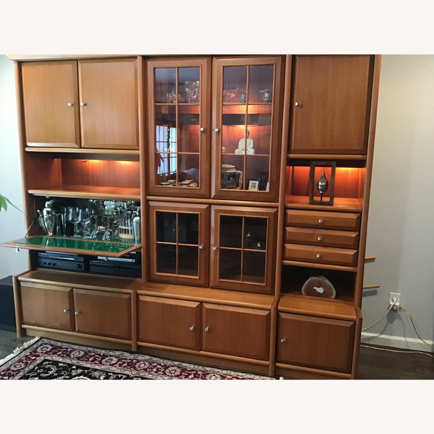 Vintage/Antique Finds Wood Wall Unit - image-4