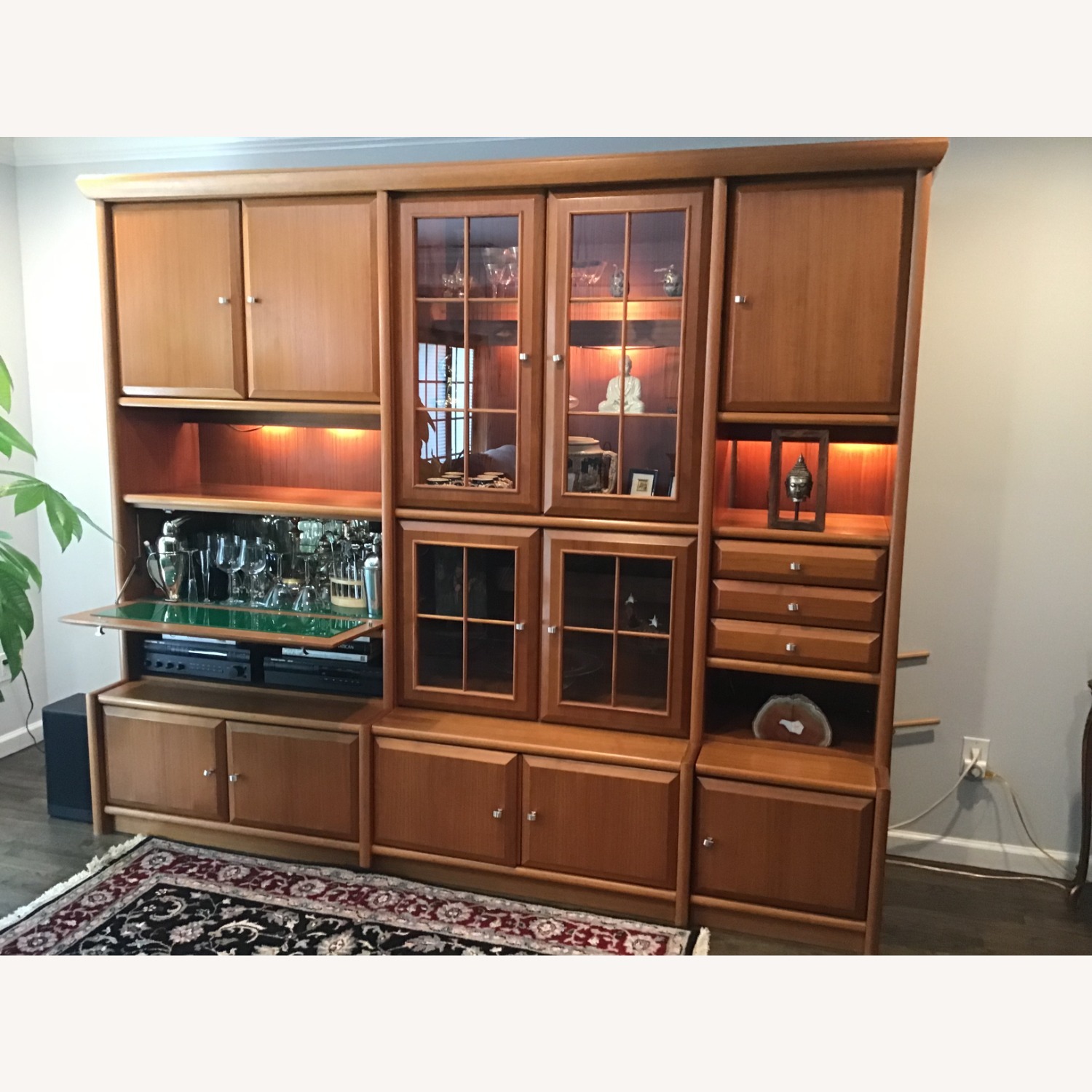 Vintage/Antique Finds Wood Wall Unit - image-1