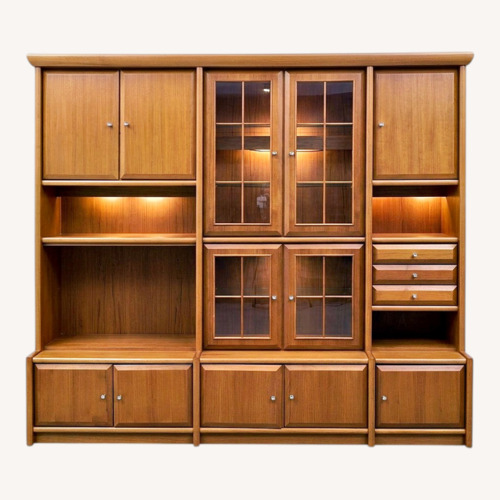 Used Vintage/Antique Finds Wood Wall Unit for sale on AptDeco