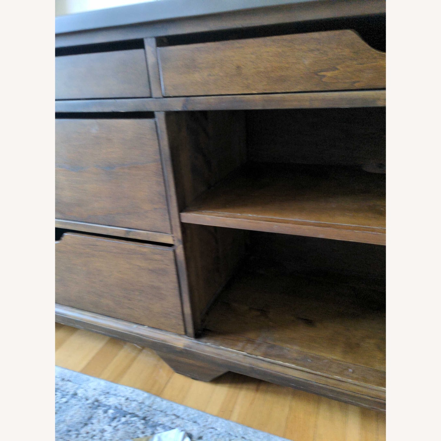 World Market Wood and Metal Media Console - image-1