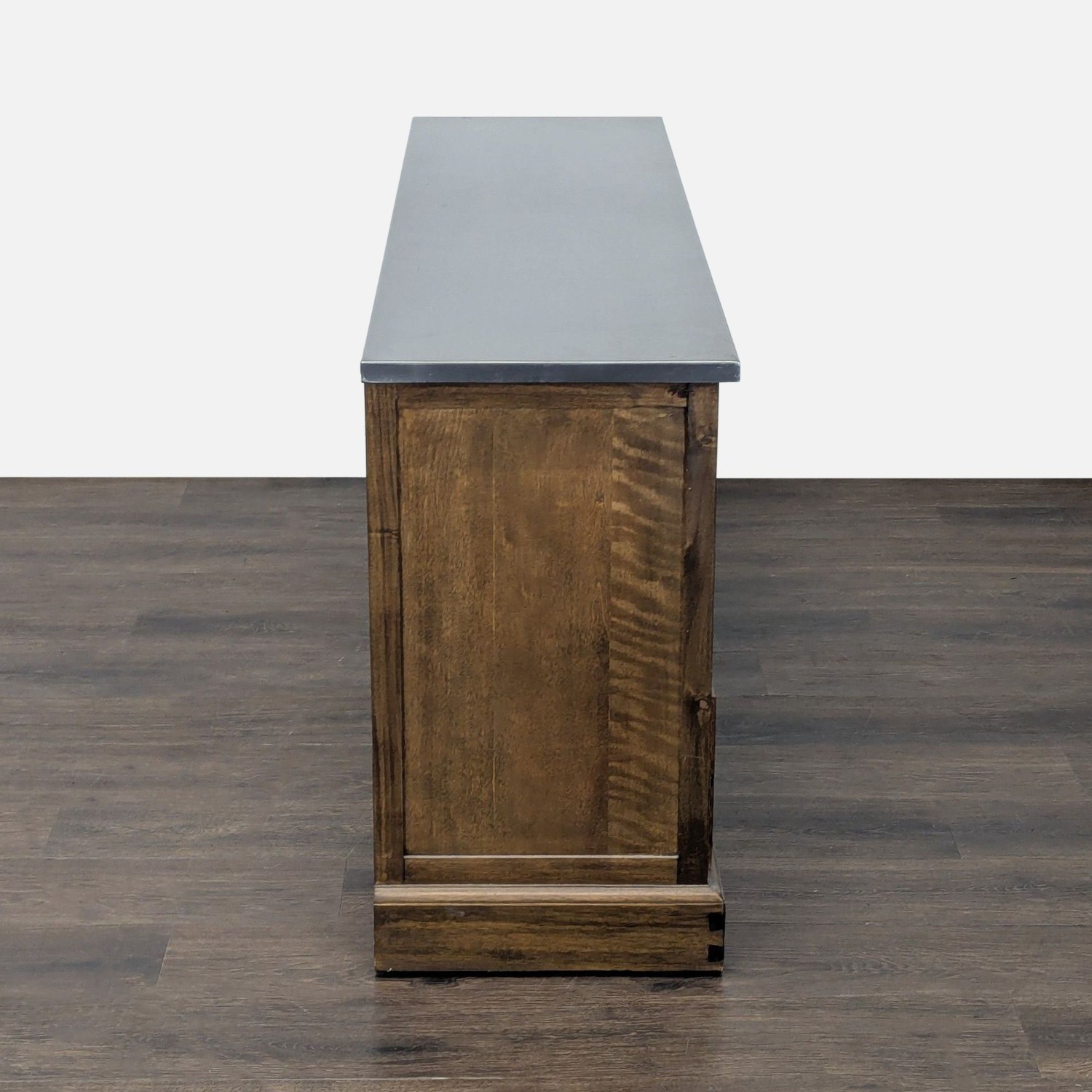 World Market Wood and Metal Media Console - image-2