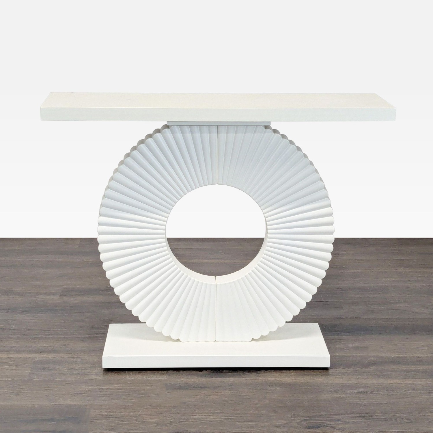 Tribesigns Modern Console with Geometric Base - image-5