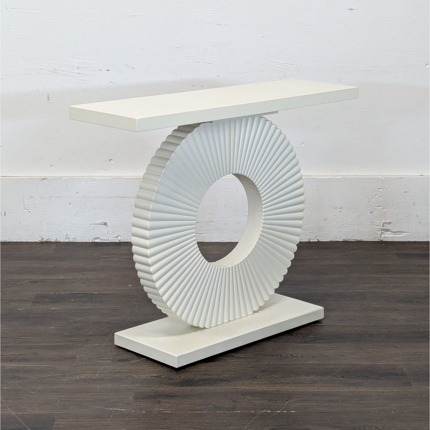 Tribesigns Modern Console with Geometric Base - image-2