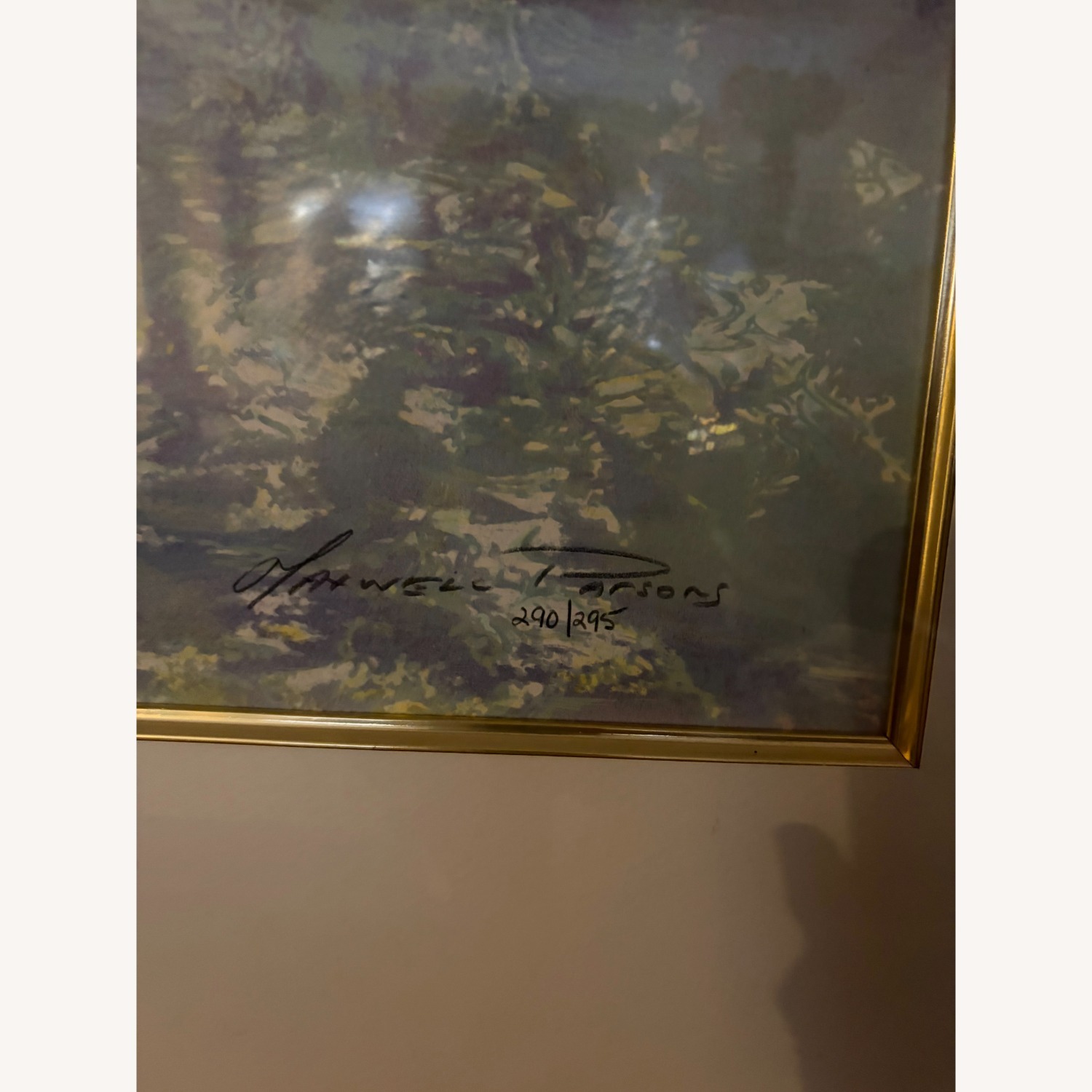 Vintage/Antique Riverside Morning Wall Art - image-2