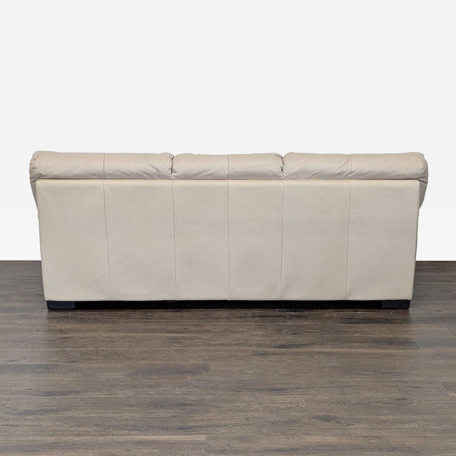 Italsofa 3-Seat Sofa in Beige Leather - image-5