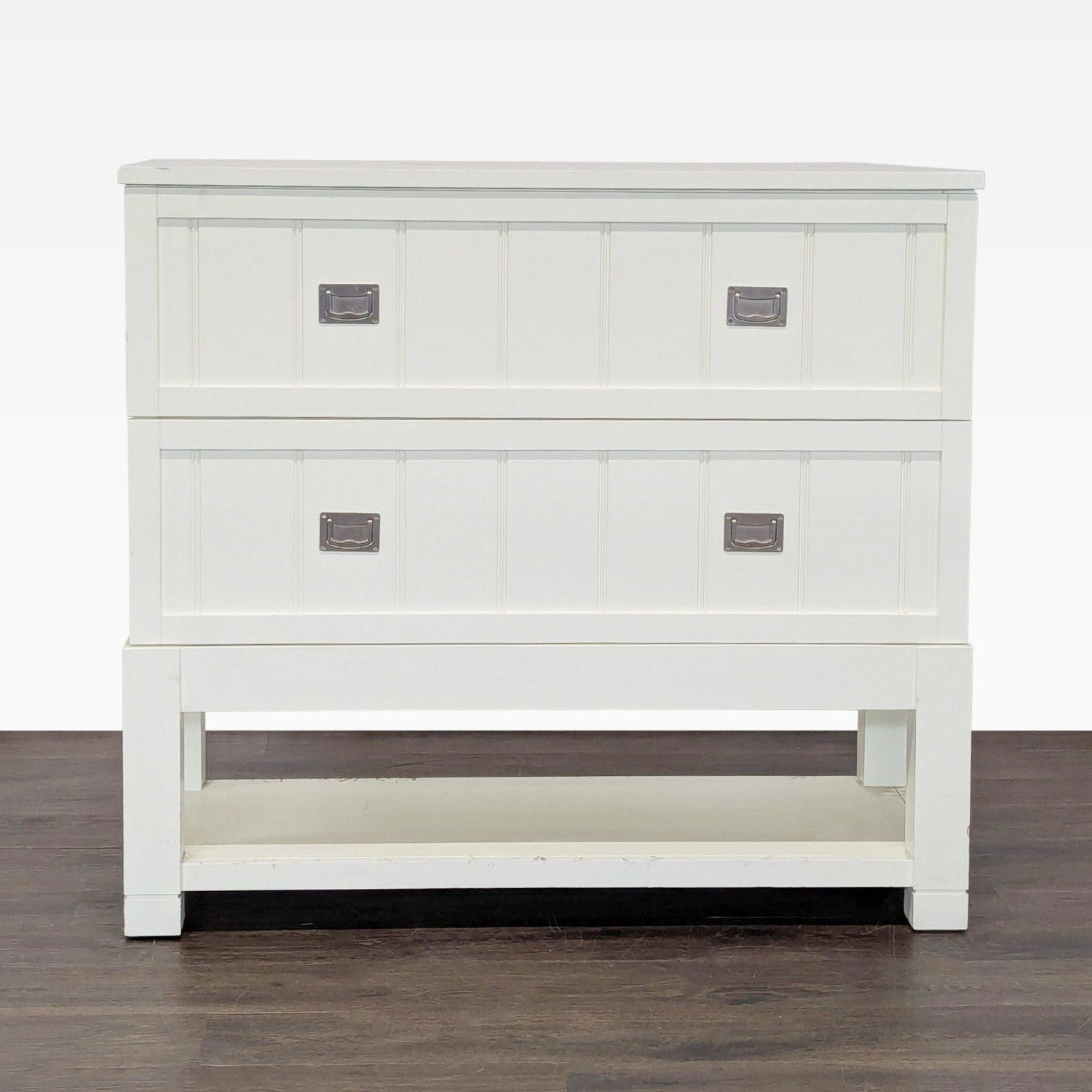 Two Drawer Storage Chest with Shelf	 - image-3