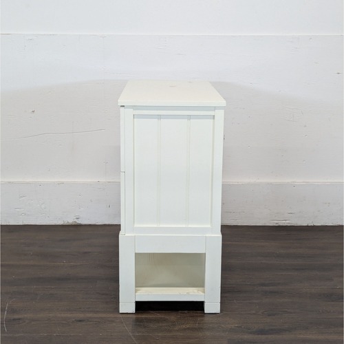 Used Two Drawer Storage Chest with Shelf	 for sale on AptDeco