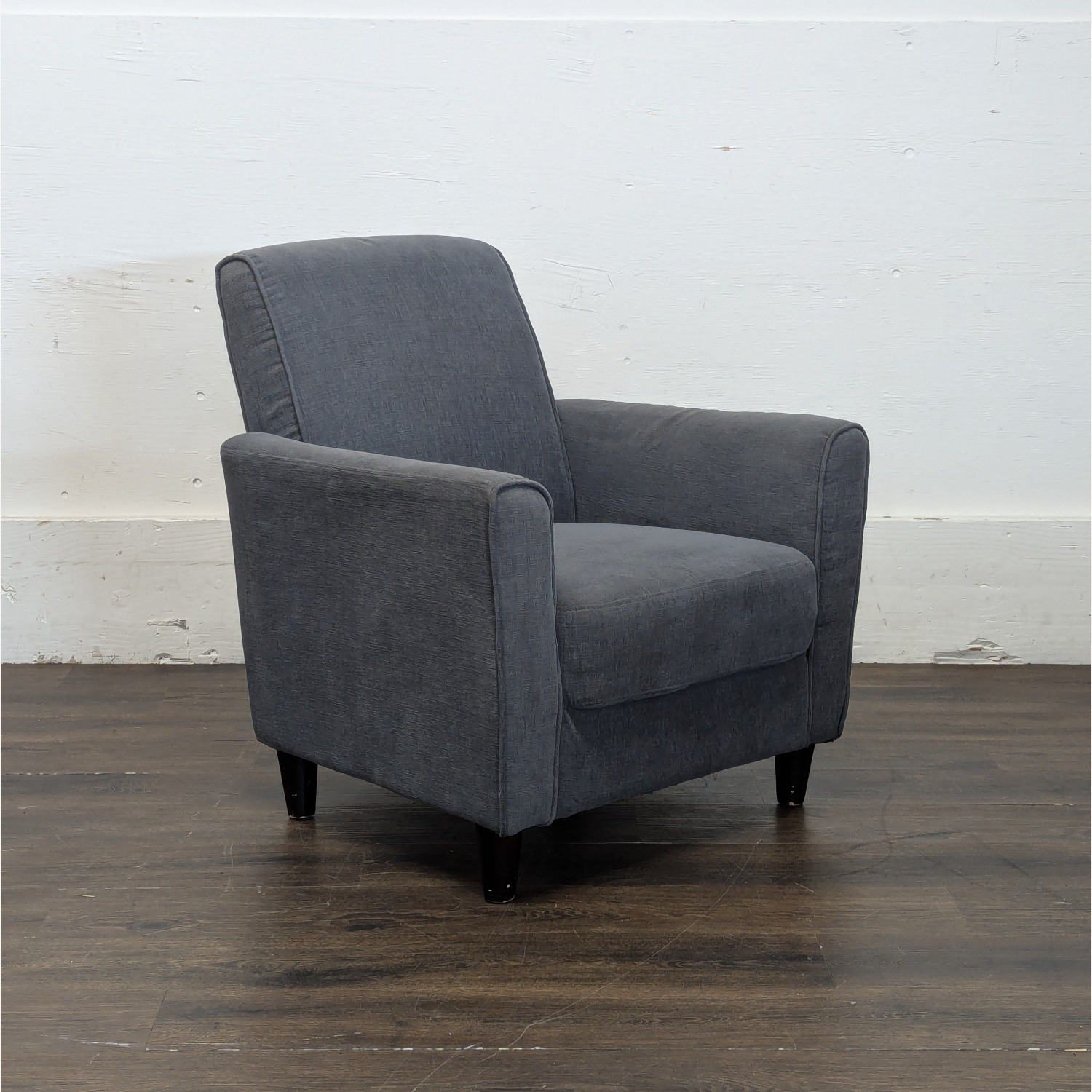DH Modern Blue Fabric Lounge Chair  - image-1