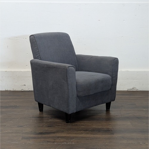 Used DH Modern Blue Fabric Lounge Chair for sale on AptDeco