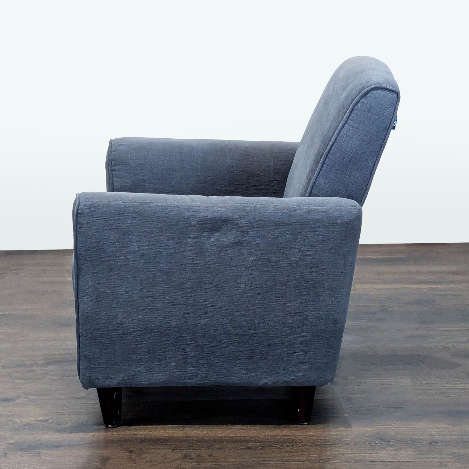 DH Modern Blue Fabric Lounge Chair  - image-4