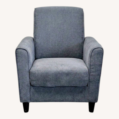 Used DH Modern Blue Fabric Lounge Chair  for sale on AptDeco