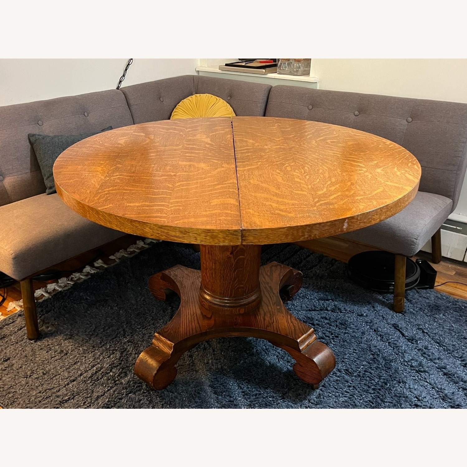 Mid-Century Round Dining Table - image-1