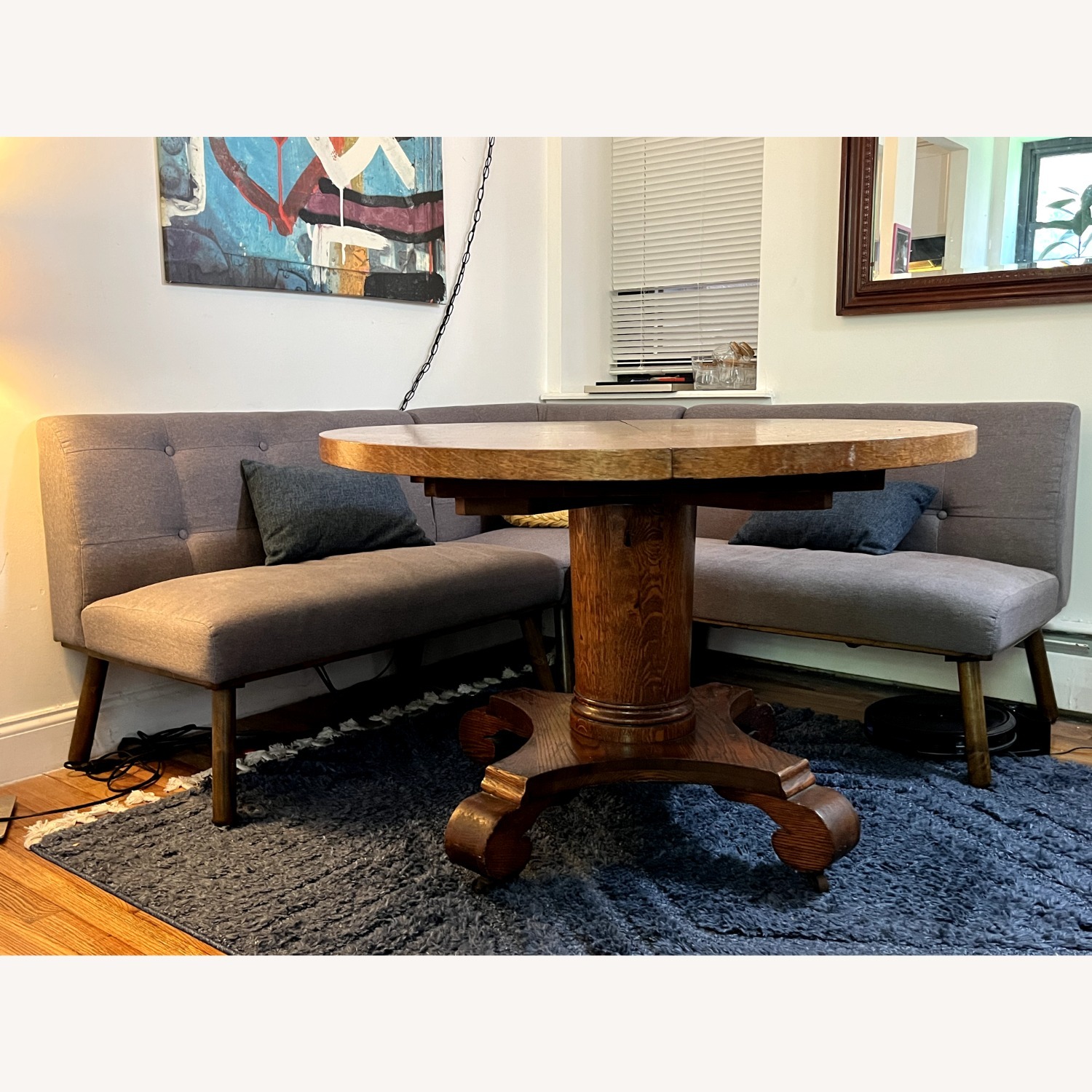 Mid-Century Round Dining Table - image-2