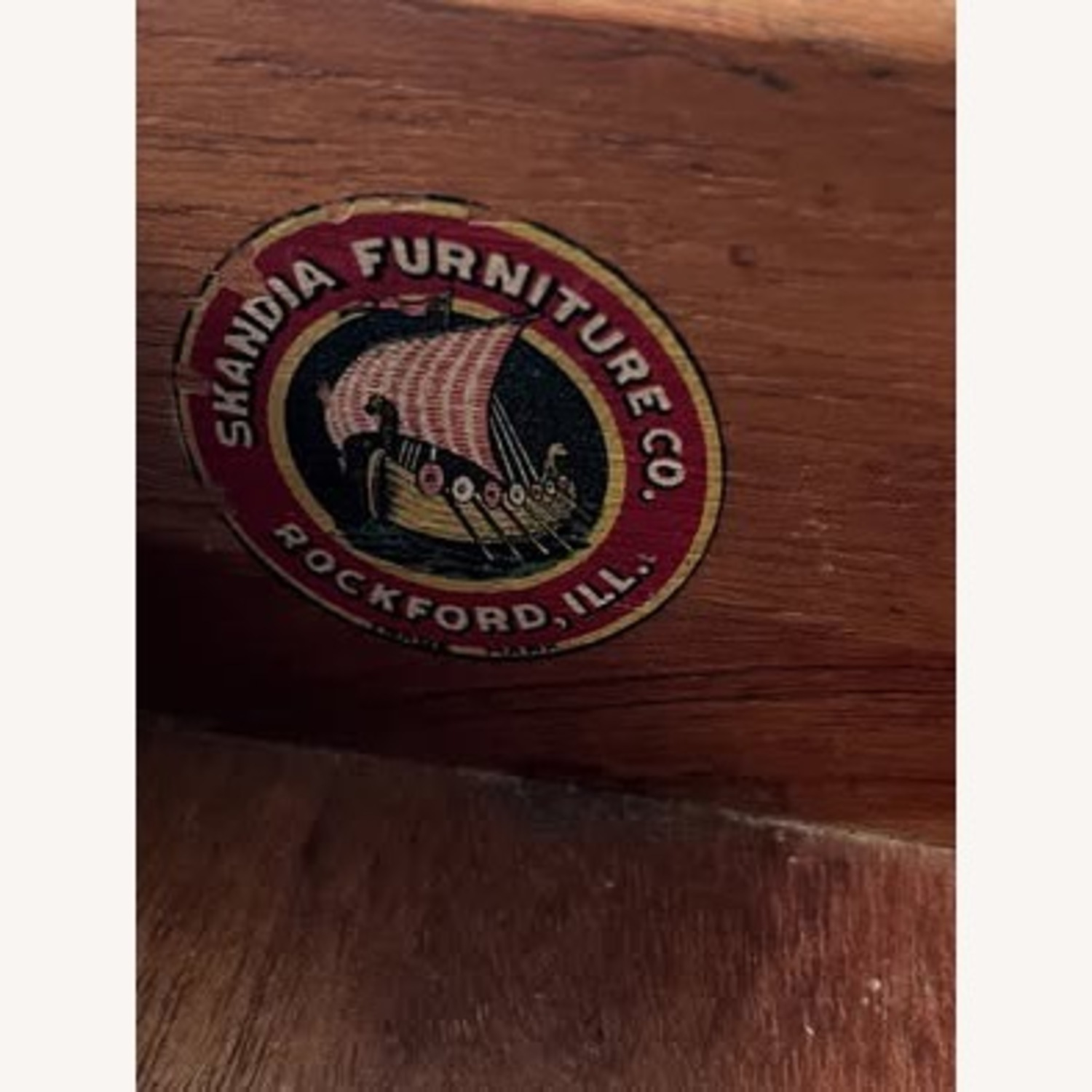 Antique Skandia Secretary Desk (c. 1920s) - image-3