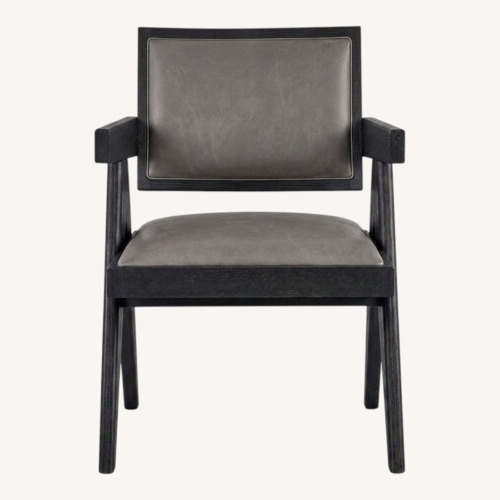 Used Restoration Hardware Jakob Black Wood Armchair for sale on AptDeco