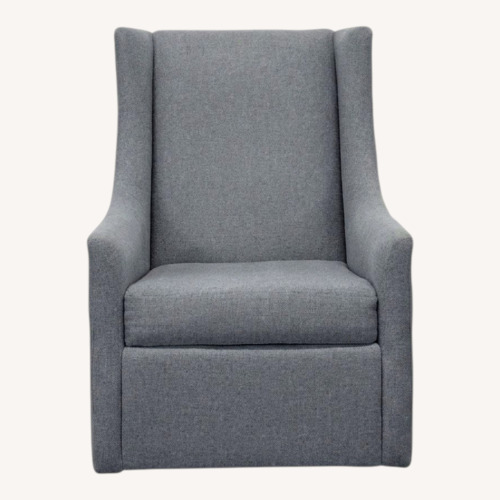 Used West Elm Modern Gray Rocking Lounge Chair for sale on AptDeco