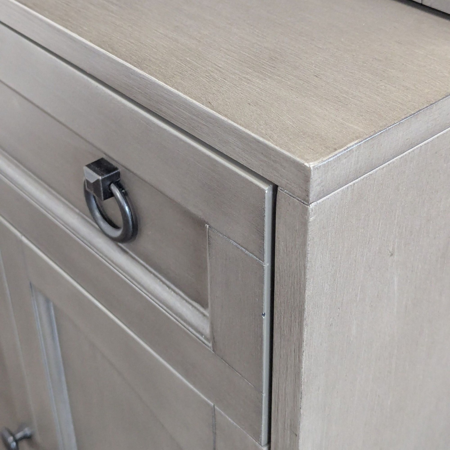 One Drawer Hutch with Glass Doors  - image-3
