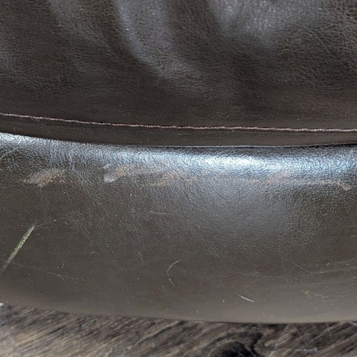 Used Natuzzi Black Leather Lounge Armchair for sale on AptDeco