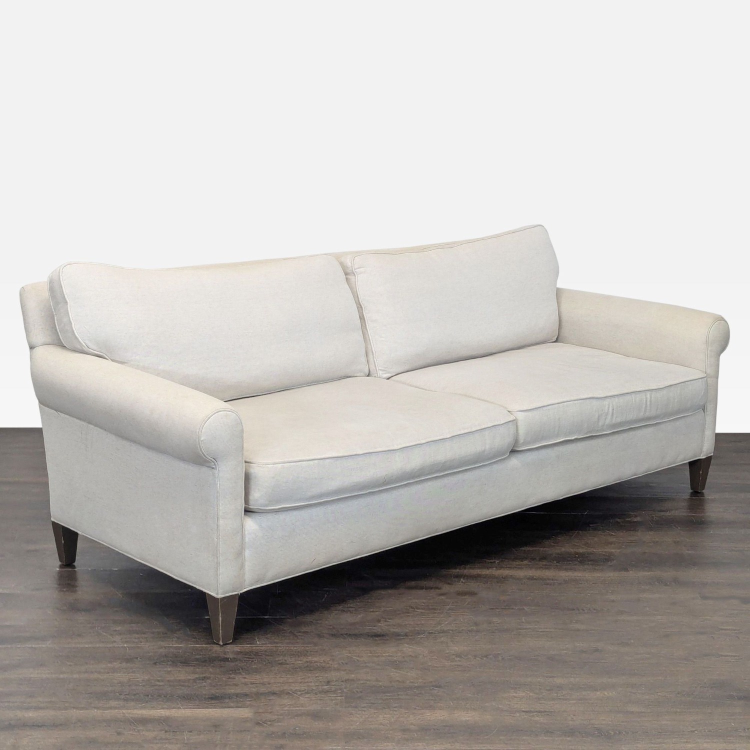 Crate & Barrel Montclair 2-Seat Sofa in Light Beige - image-8