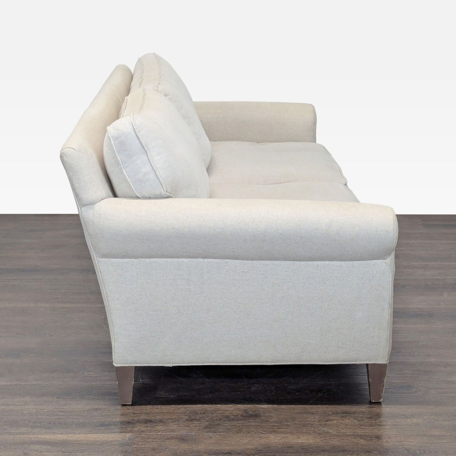 Crate & Barrel Montclair 2-Seat Sofa in Light Beige - image-5