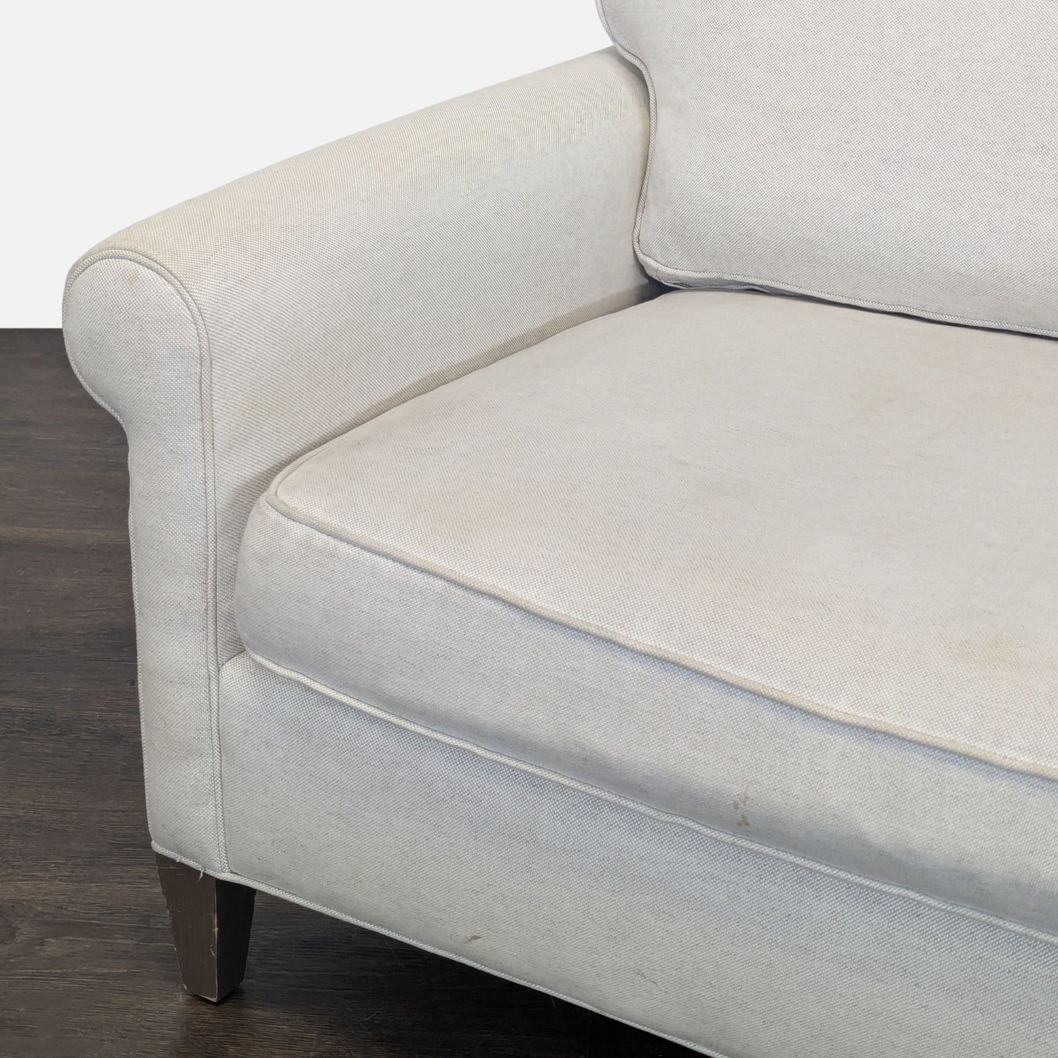 Crate & Barrel Montclair 2-Seat Sofa in Light Beige - image-4