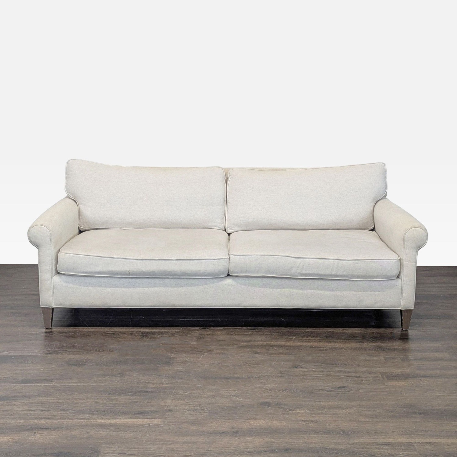 Crate & Barrel Montclair 2-Seat Sofa in Light Beige - image-9
