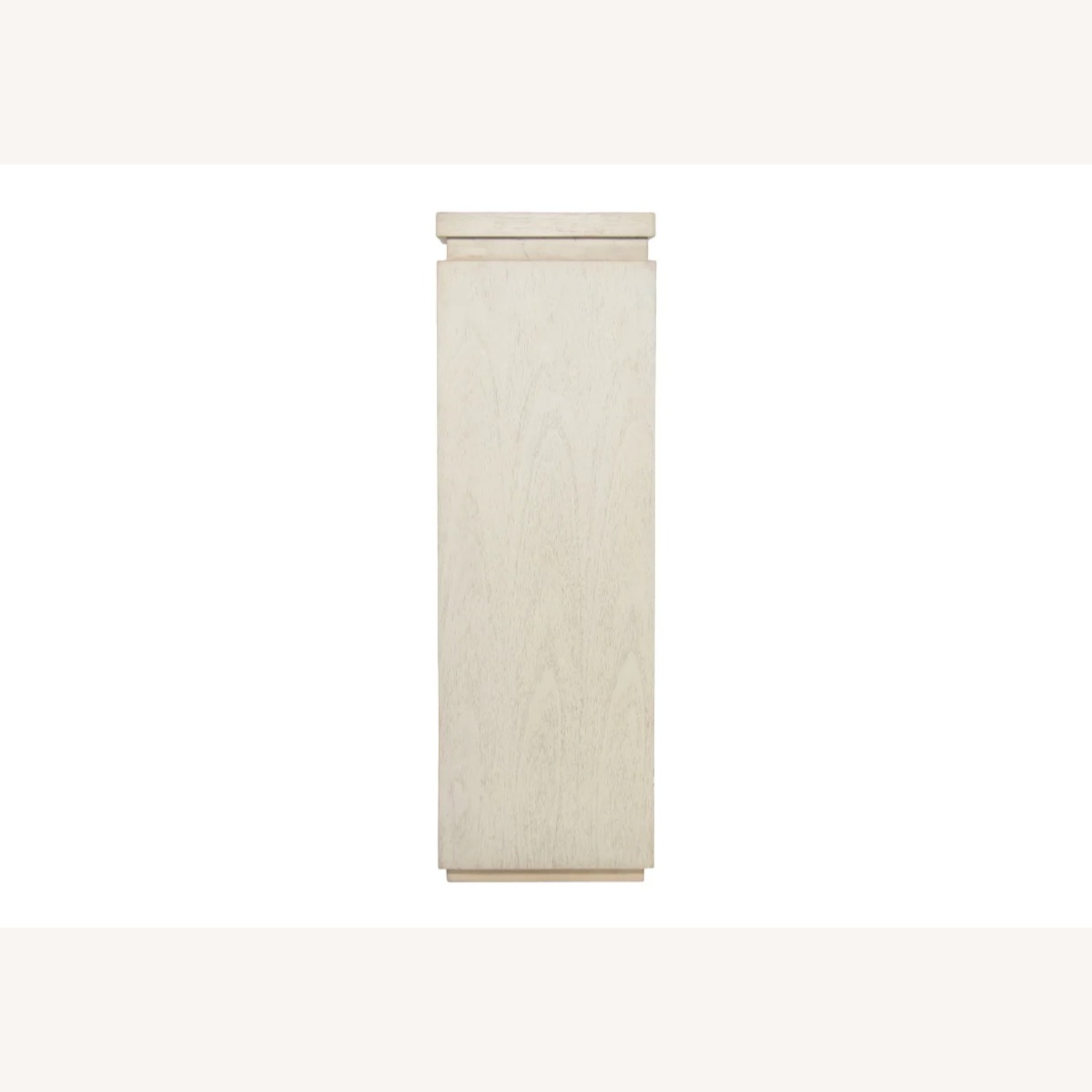 Wood Gallery Pedestal + Removable Teak Sculpture - image-4