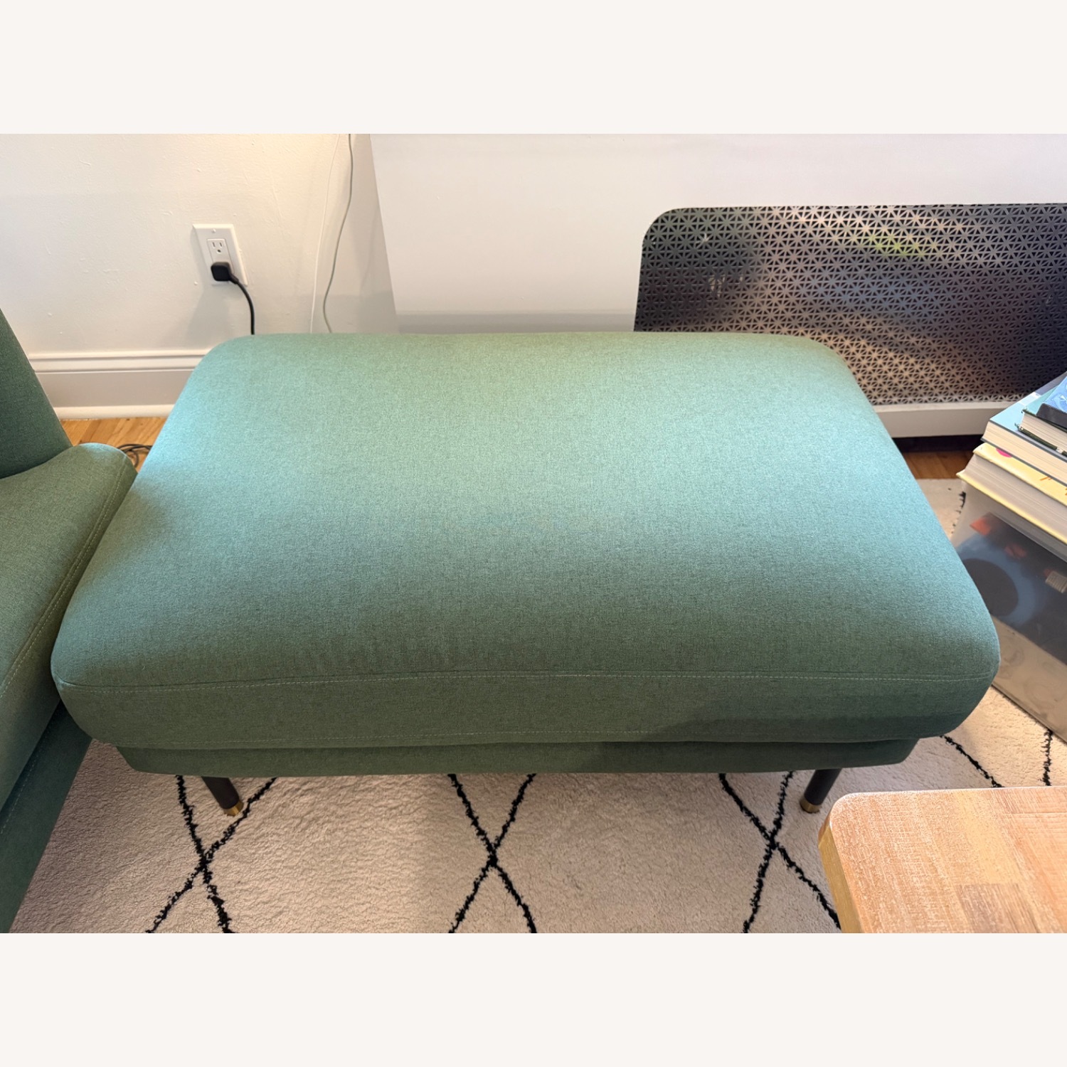Castlery Pebble Green 3 Seater Sofa with Ottoman - image-4
