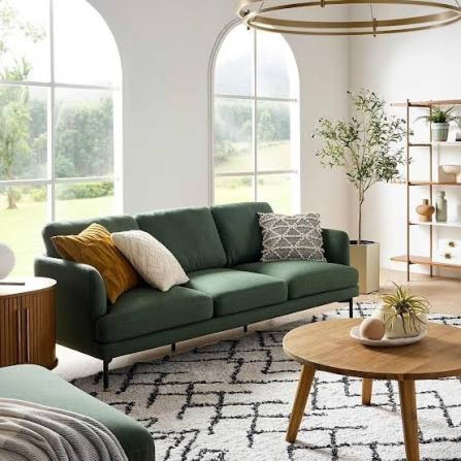 Castlery Pebble Green 3 Seater Sofa with Ottoman - image-9