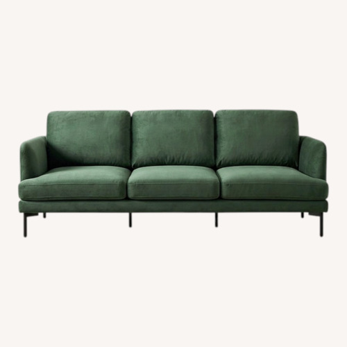 Used Castlery Pebble Green 3 Seater Sofa with Ottoman for sale on AptDeco