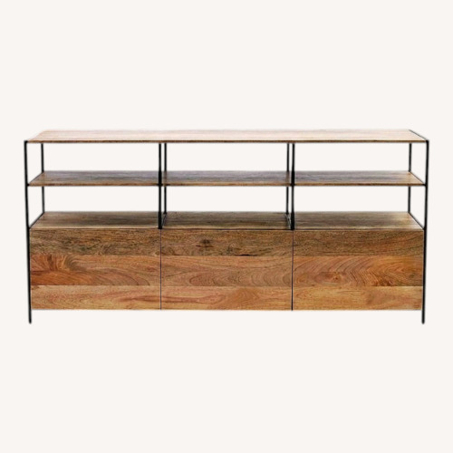 Used West Elm Industrial Media Console for sale on AptDeco