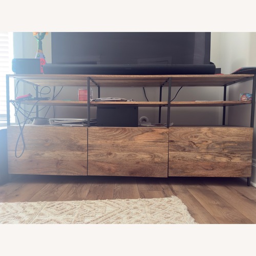 Used West Elm Industrial Media Console for sale on AptDeco
