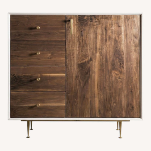 Used Organic Modernism White Sideboard for sale on AptDeco