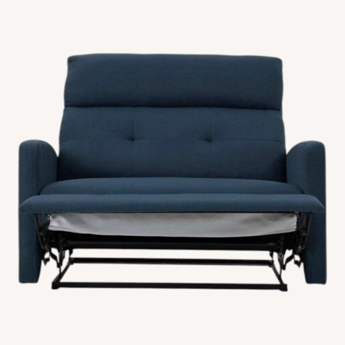 Used Target Upholstered Tufted Loveseat Recliner for sale on AptDeco