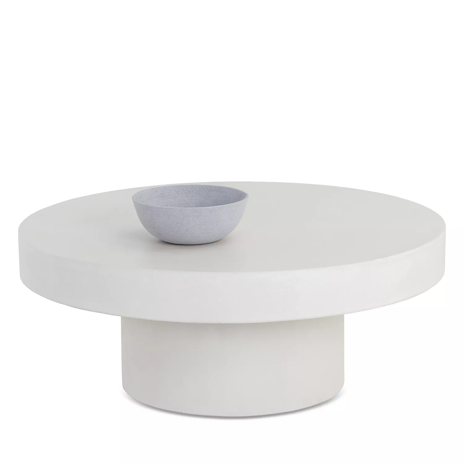 Sunpan Modern Home White Concrete Coffee Table - image-4