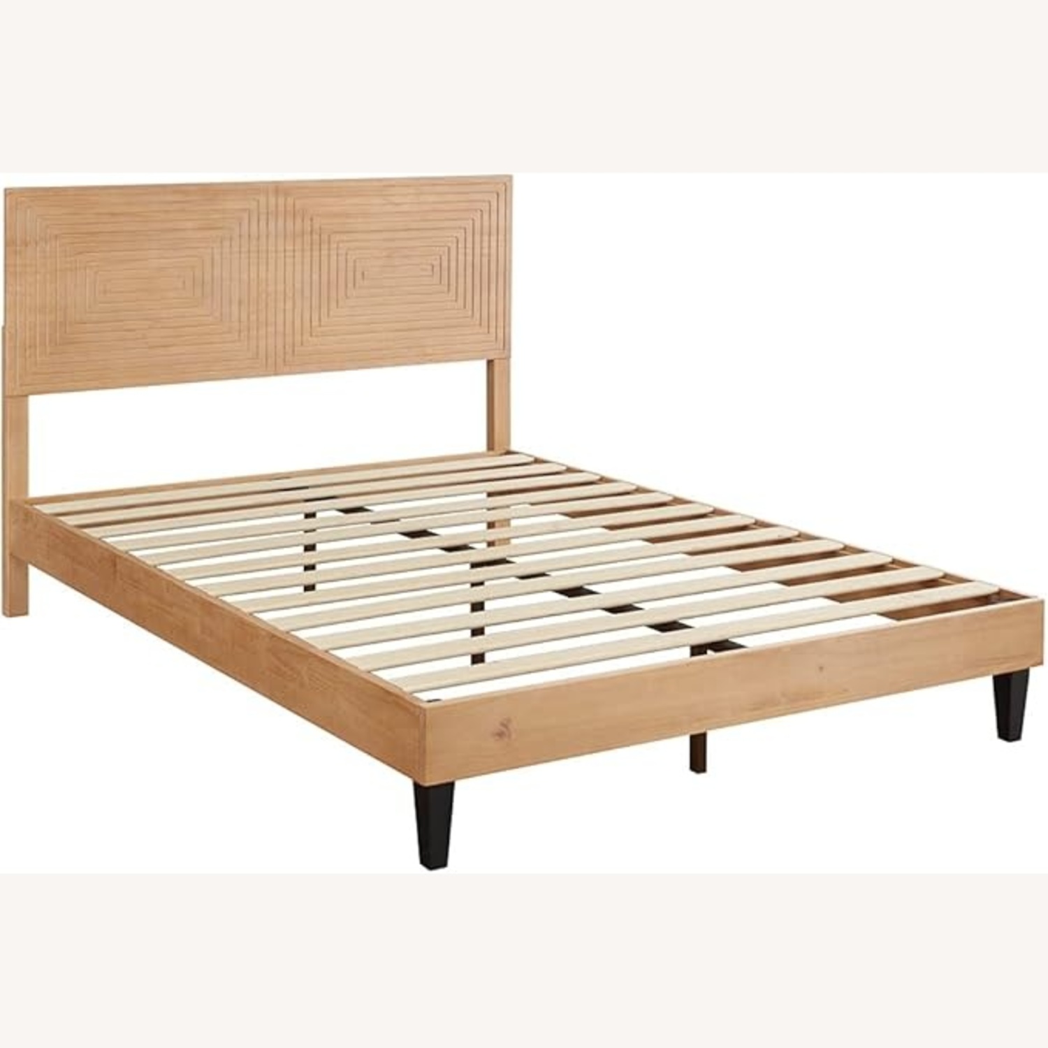 Wayfair Light Brown Wood Full Bed - image-4
