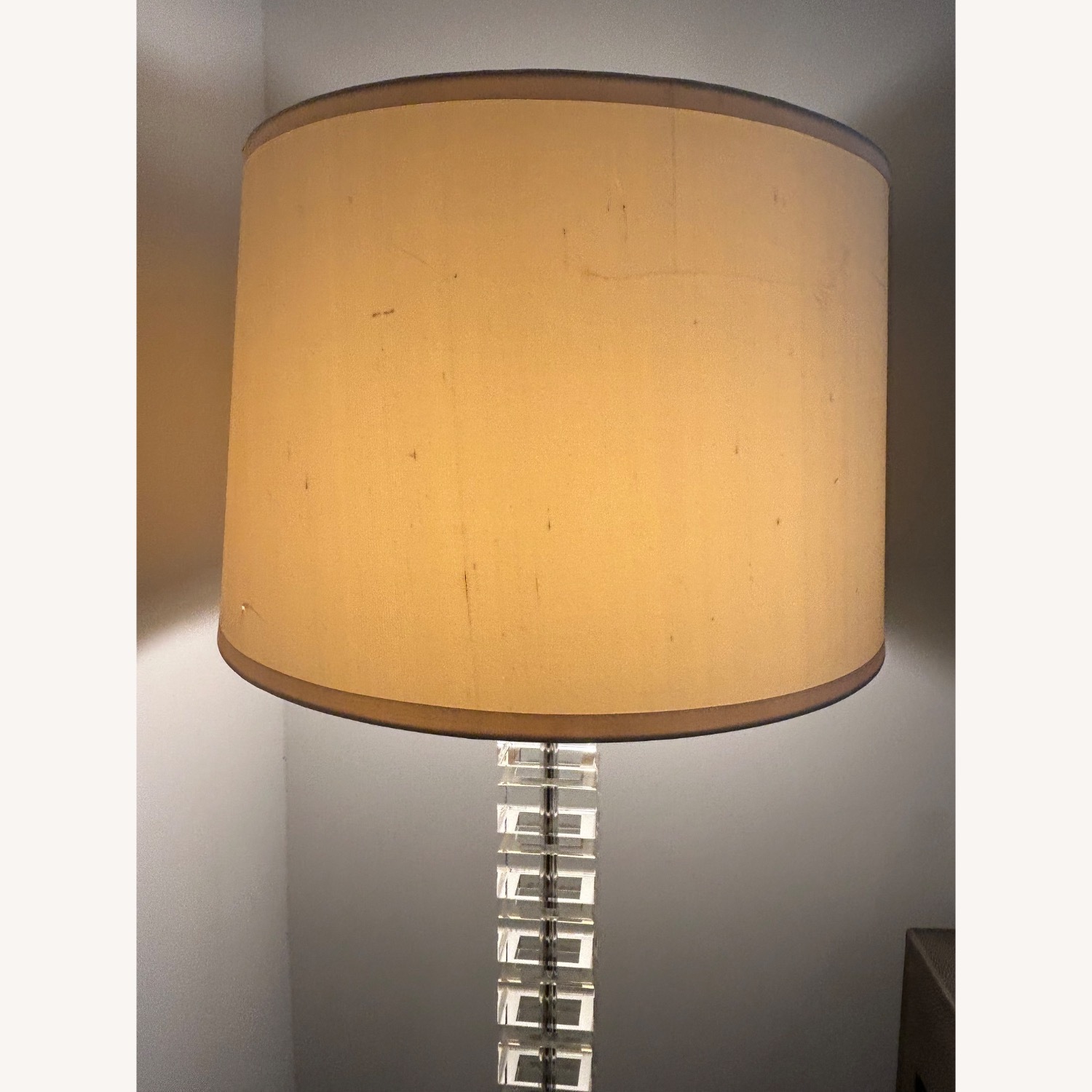 Restoration Hardware Transparent Glass Floor Lamp - image-2