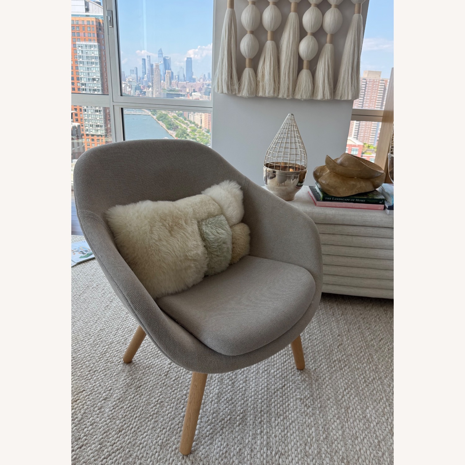 Design Within Reach Hay Light Gray Accent Chair - image-2