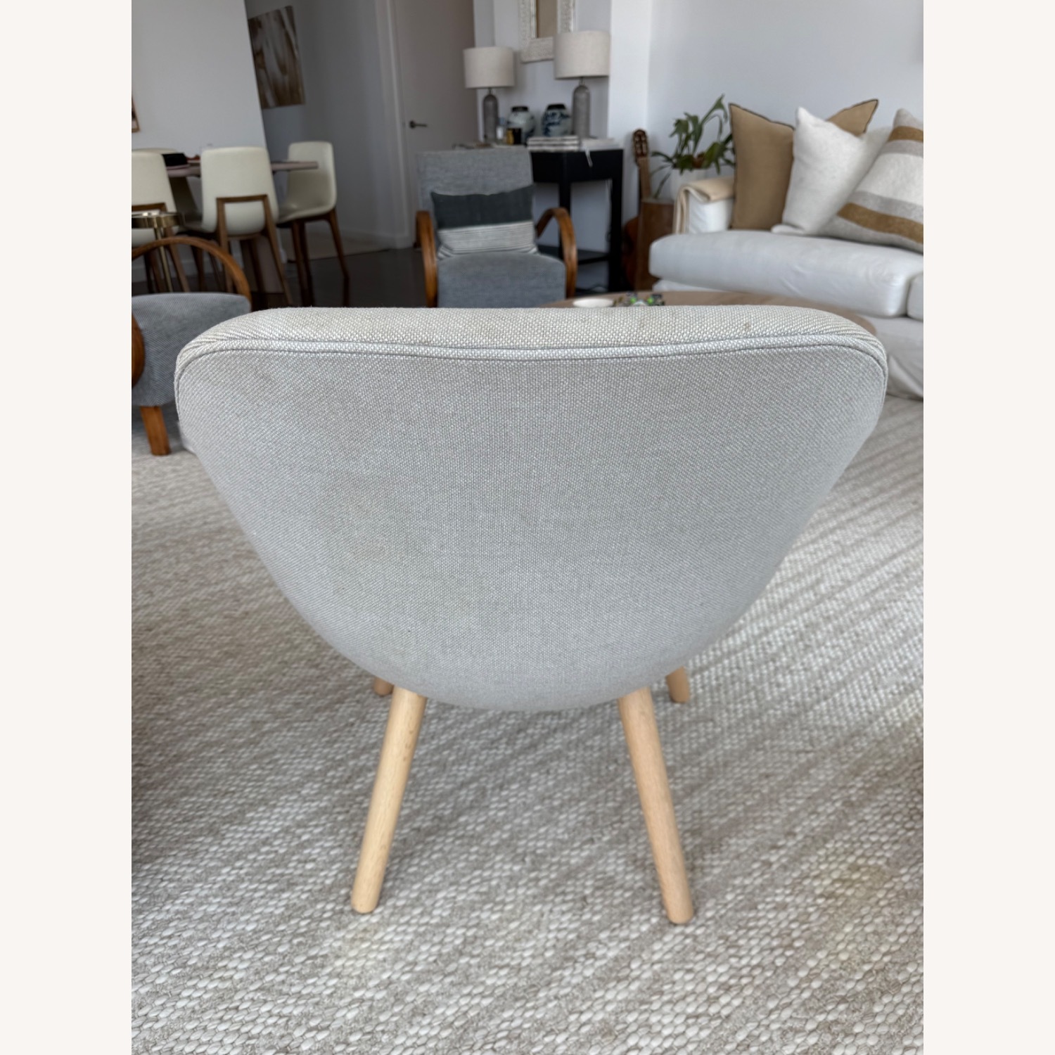 Design Within Reach Hay Light Gray Accent Chair - image-4
