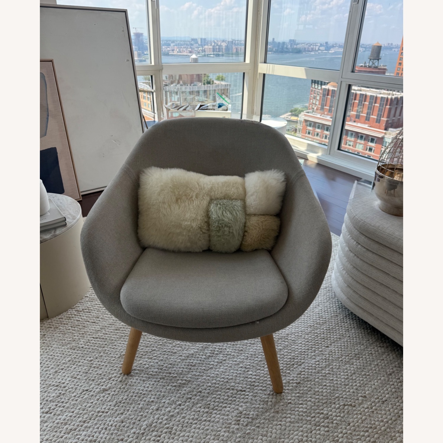 Design Within Reach Hay Light Gray Accent Chair - image-1