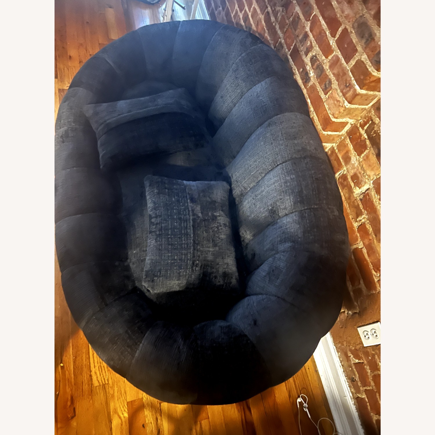 Wayfair Black Loveseat - Upholstered Boneless - image-3