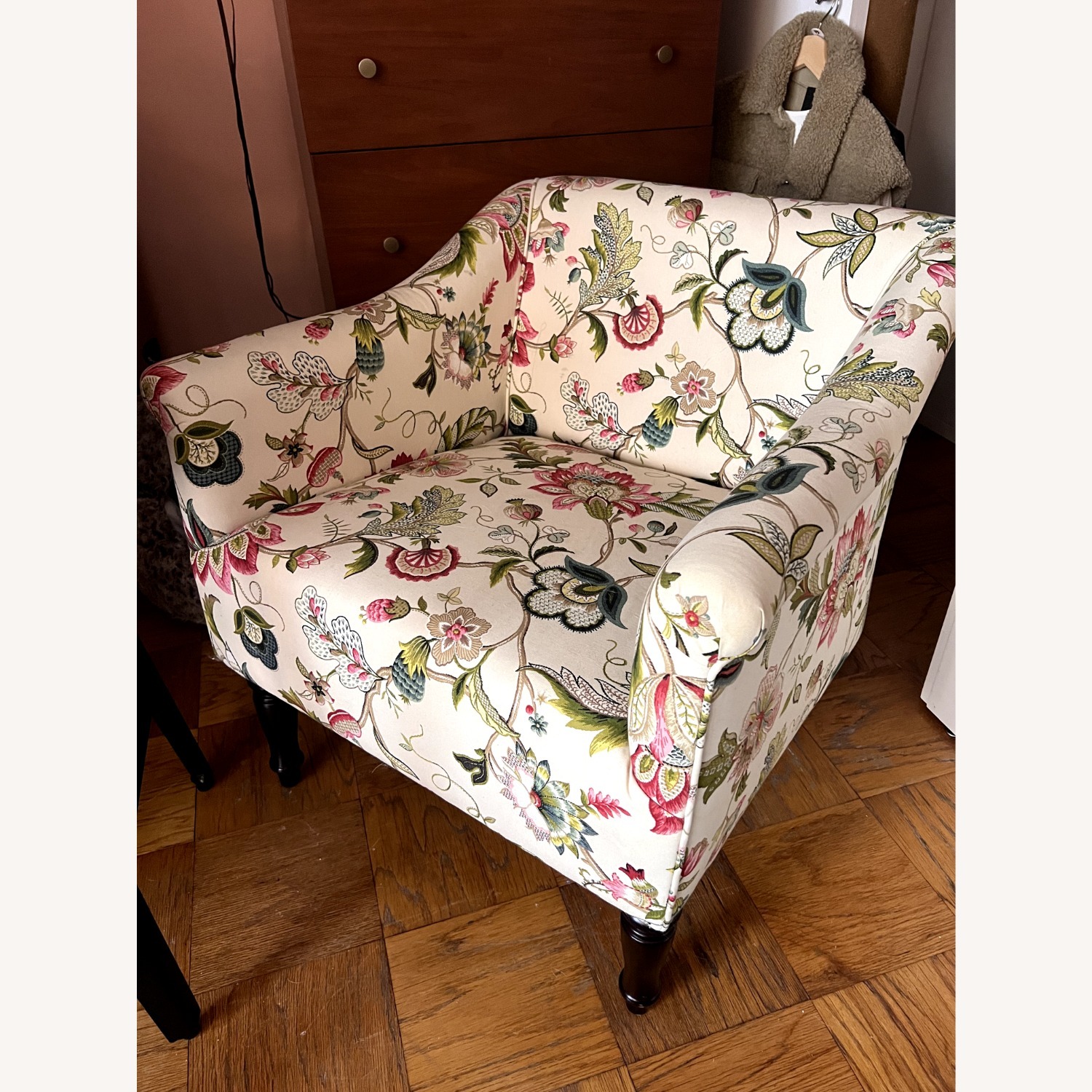 World Market Charlotte Natural Fabric Accent Chair - image-3