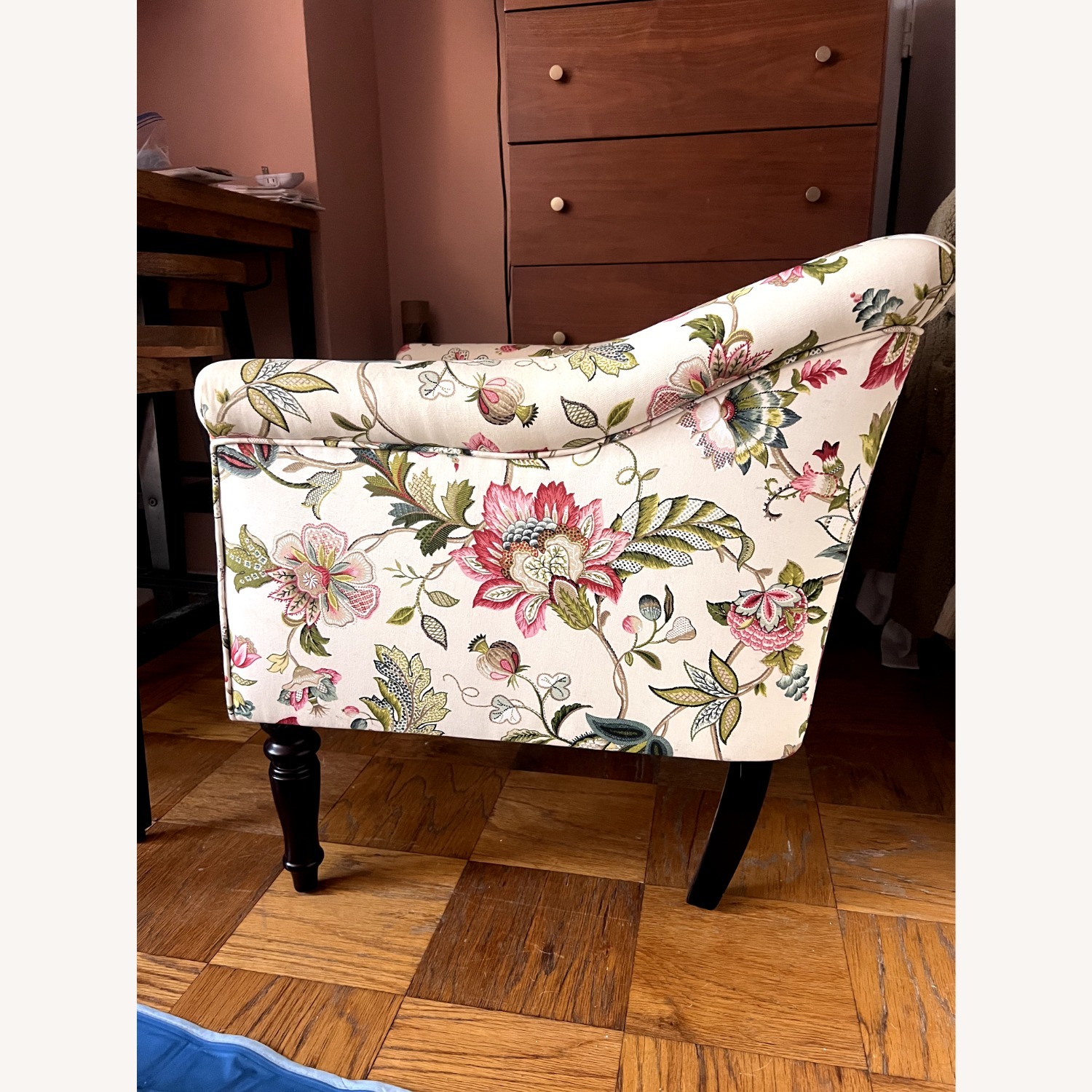 World Market Charlotte Natural Fabric Accent Chair - image-2