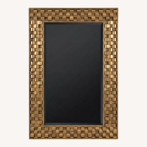 Used Wisteria Metal Ripple Mirror for sale on AptDeco