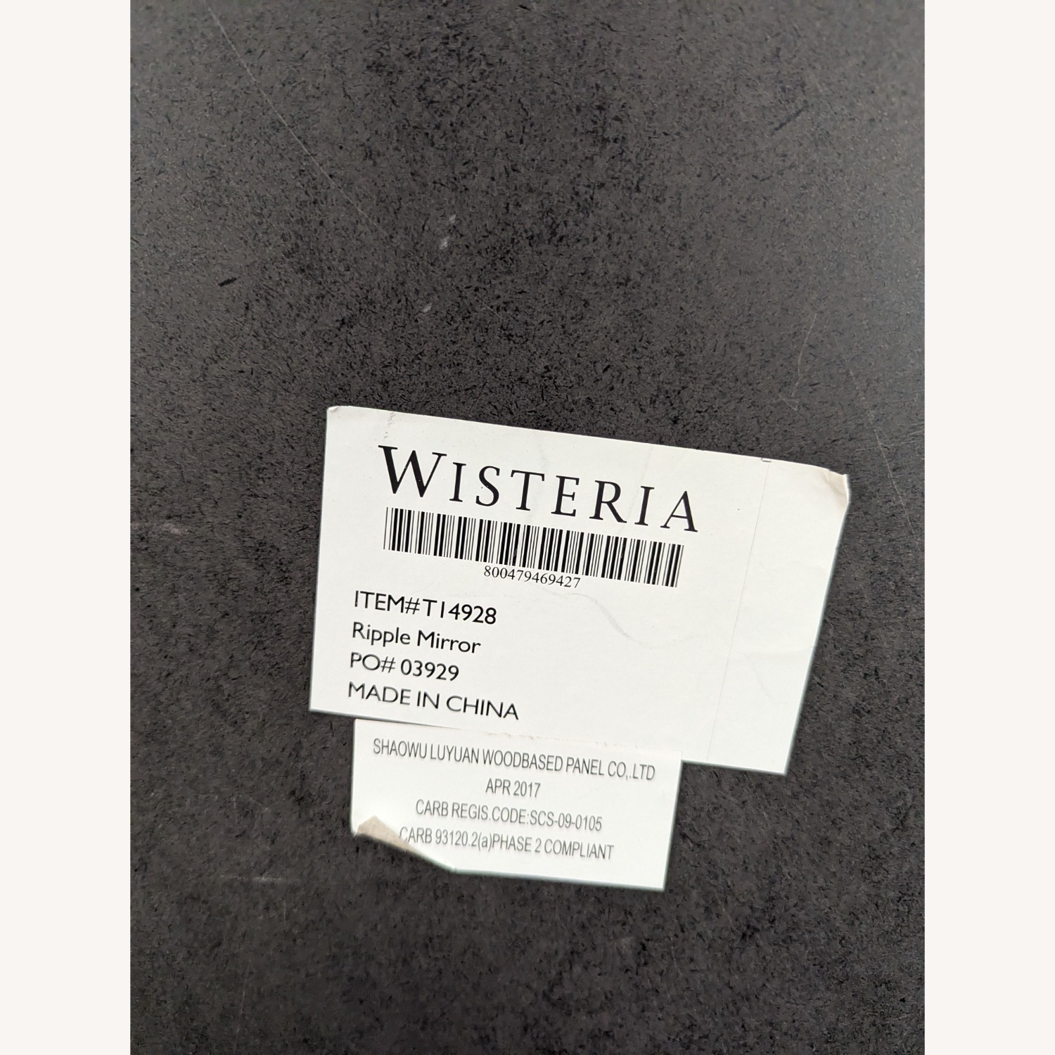 Wisteria Metal Ripple Mirror - image-5